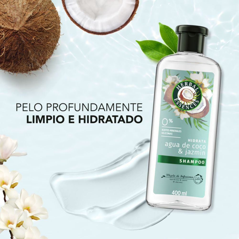 Acondicionador Herbal Essences Agua De Coco Y Jazmín 400 Ml