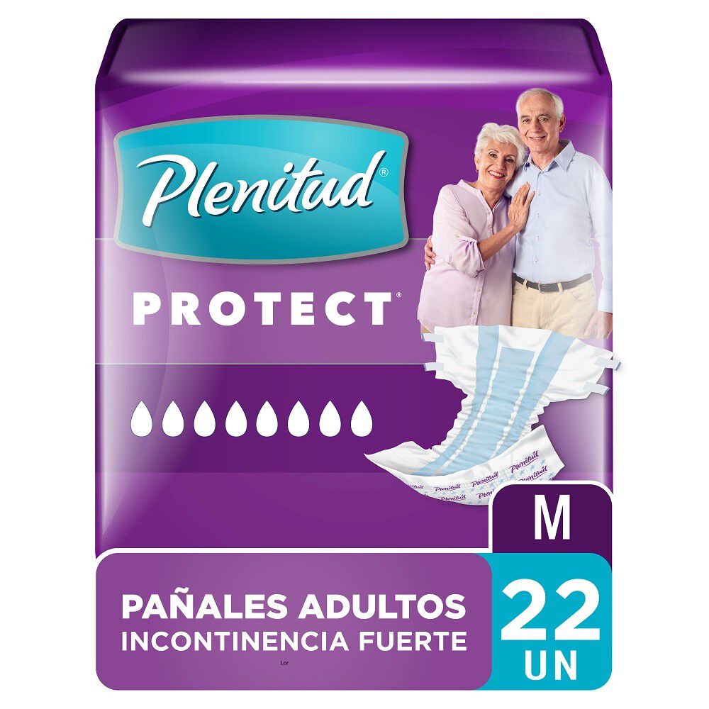 Protect Pañal Adulto Talla M 22 Unidades, pañales adultos