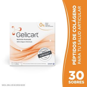 Gelicart-Colageno-Hidrolizado-100%-10-gr-30-Sobres-imagen