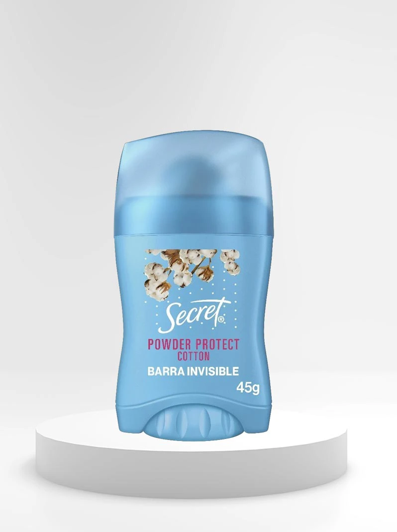 Barra Invisible Antitranspirante Powder Protect Cotton 45 g