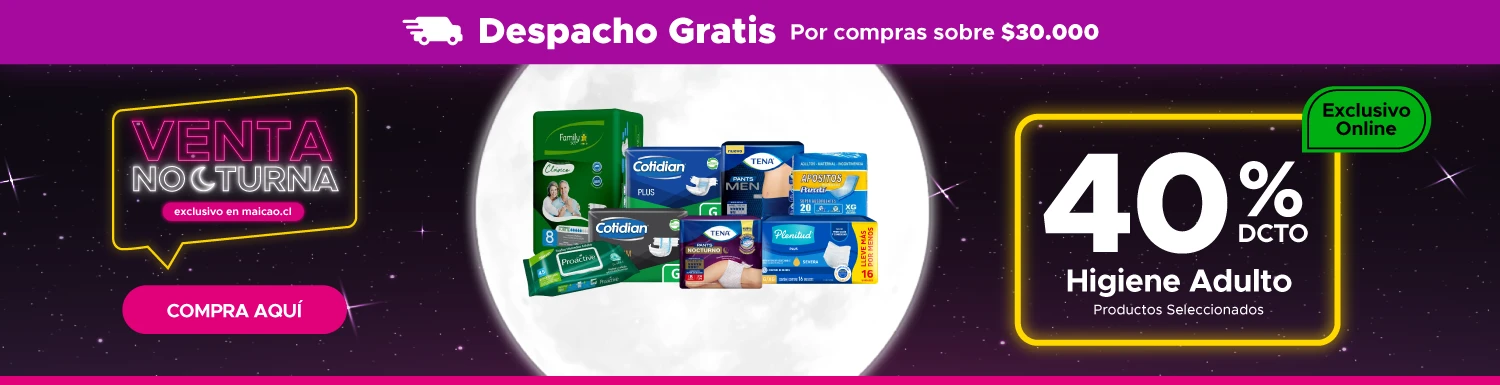 Venta Nocturna Higiene Adulto en Maicao