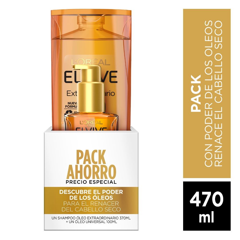 Champu Elvive Aceite Extraordinario 0,69 Litros 0.69 L.